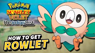 Pokemon Scarlet & Violet How to get ROWLET | The Indigo Disk DLC