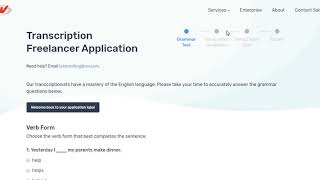 Rev Transcription Grammar Test Answers