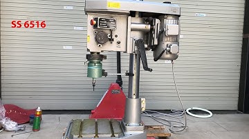 Máy ta rô tự động M2-M16 SS6516, SB6516, JT-6516, kết hợp đầu taro 2 mũi M8 cùng lúc bước ren 1.25