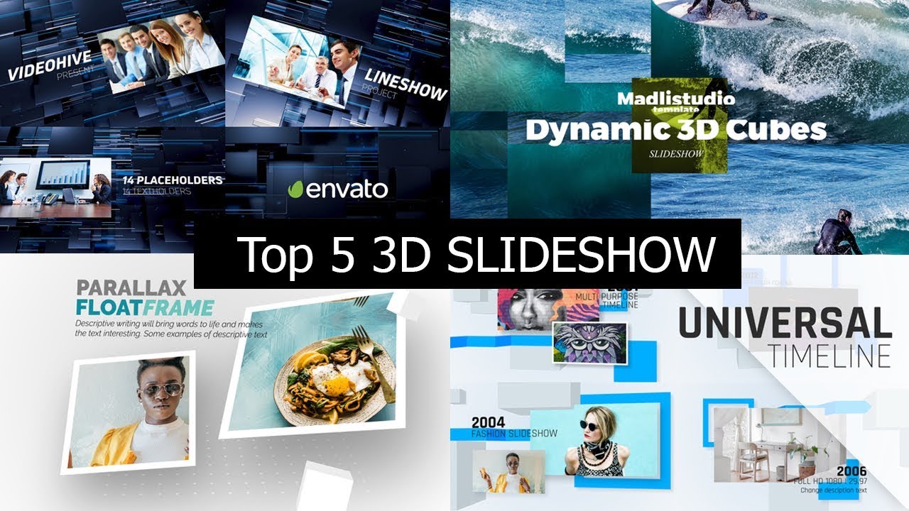 after effects slideshow download free