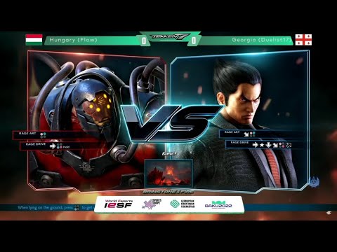 Georgia Vs Hungary | European Esports Championship Baku 2022 - Tekken 7