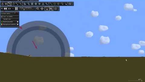 Algodoo - Mouse Following Missile