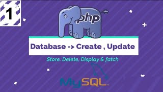 Select insert delete update in php mysql in hindi | crud operation | php tutorial in hindi