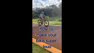 how to make your bike loud #shorts #youtubeshorts