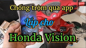 Honda Vision nâng cấp bộ chống trộm qua app smartphone