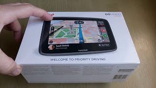 TOMTOM GO 520 with WiFi unboxing