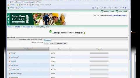 Moodle Multiple File Upload