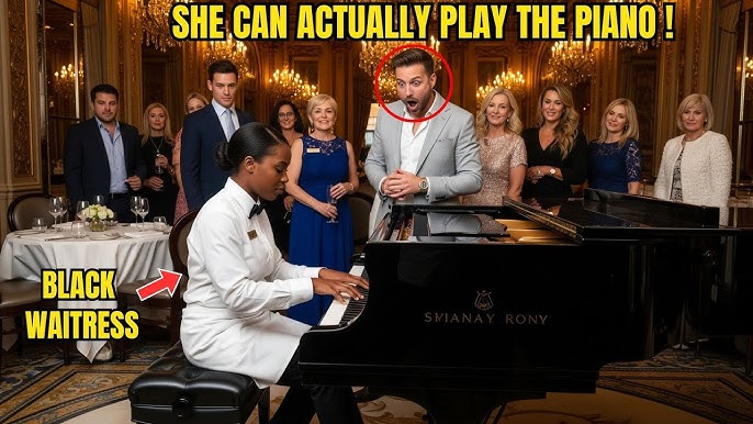 Billionaire Forces Black Waitress to Play Piano as a Joke - Then Her First Note Silences Him