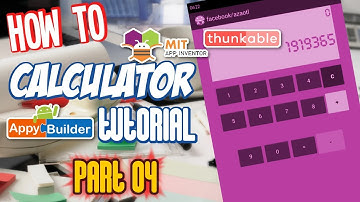 App Inventor Calculator Tutorial p. 04