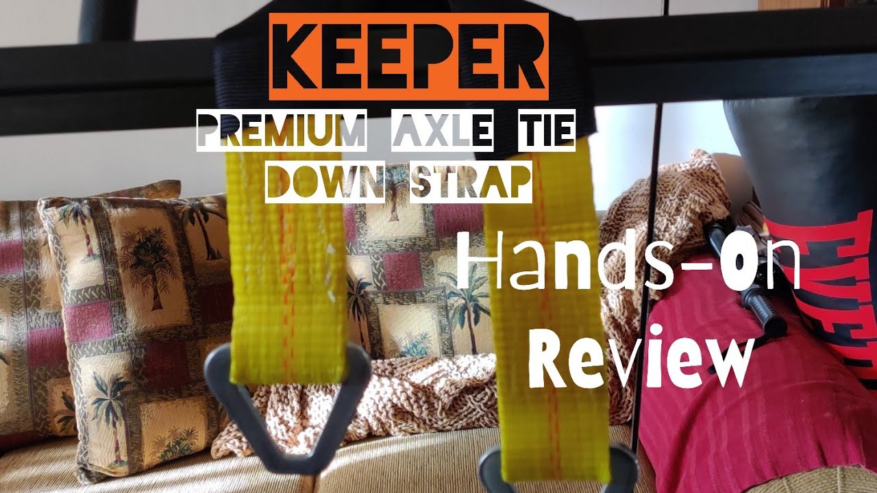 KEEPER Premium Axle Strap with D Rings3,333lbs of working Load Limit
