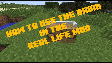 Minecraft[1.7.10] Real Life Mod || How to use the radio[ v 0.1.1]