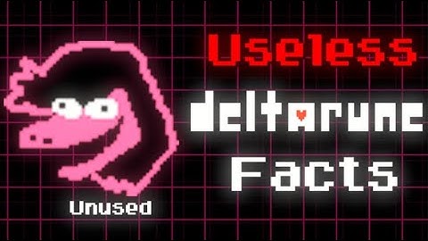 1357 seconds of Useless Deltarune Facts
