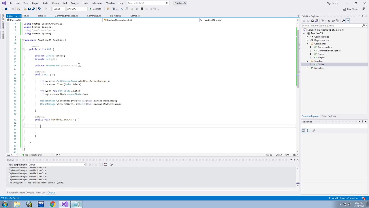 Creating your own Operating System using C# - Part 3 (GUI with mouse)
