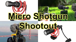 Tiny shotgun mics: VideoMicro vs Wavo Mobile vs D4 Duo vs VM-D02
