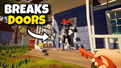 I Added IGNITED FOXY To Hello Neighbor