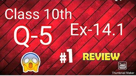 Ex-14.1 Q5 (Assumed Mean Method) Class 10th Math | Q5 Class 10th Math | Class 10th Ex-14.1 Q5
