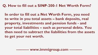 Celebrity How to fill out a SINP-200-1 Net Worth Form? Profile
