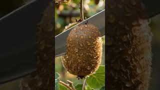 Ultra Realistic Kiwi Cutting ASMR 🥝🔪 Satisfying Fruit Slicing Sounds #Shorts