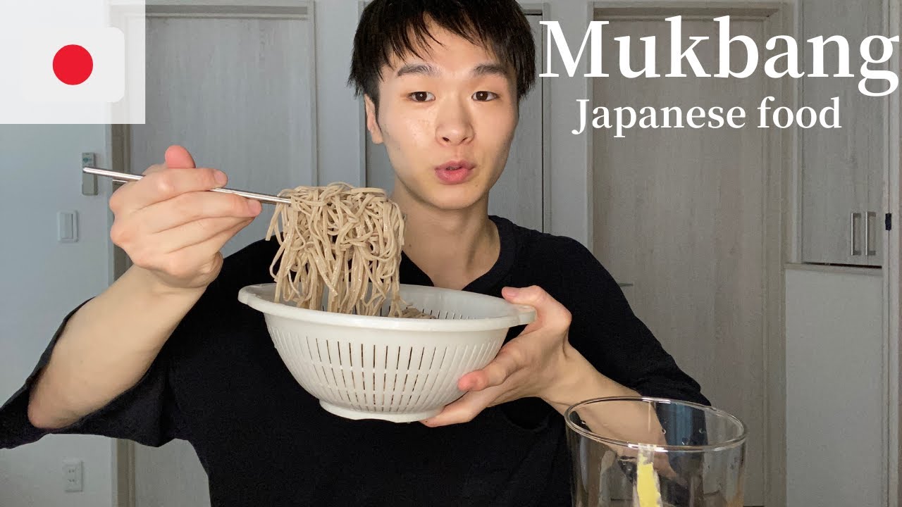 【Mukbang】Japanese food "soba" | ASMR