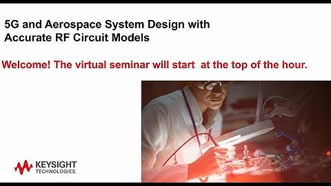 5G and Aerospace System Design with Accurate RF Circuit Models