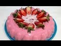 La espectacular gelatina de FRESAS CON CREMA 🍓🍓, | Chef Roger, Receta #423