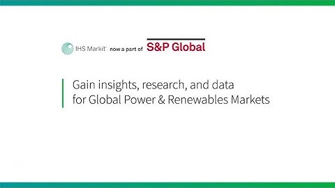 Gain insights, research, and data for Global Power & Renewables Market