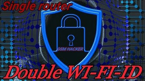 How to enable Multi SSID Single Router tow WIFI ID