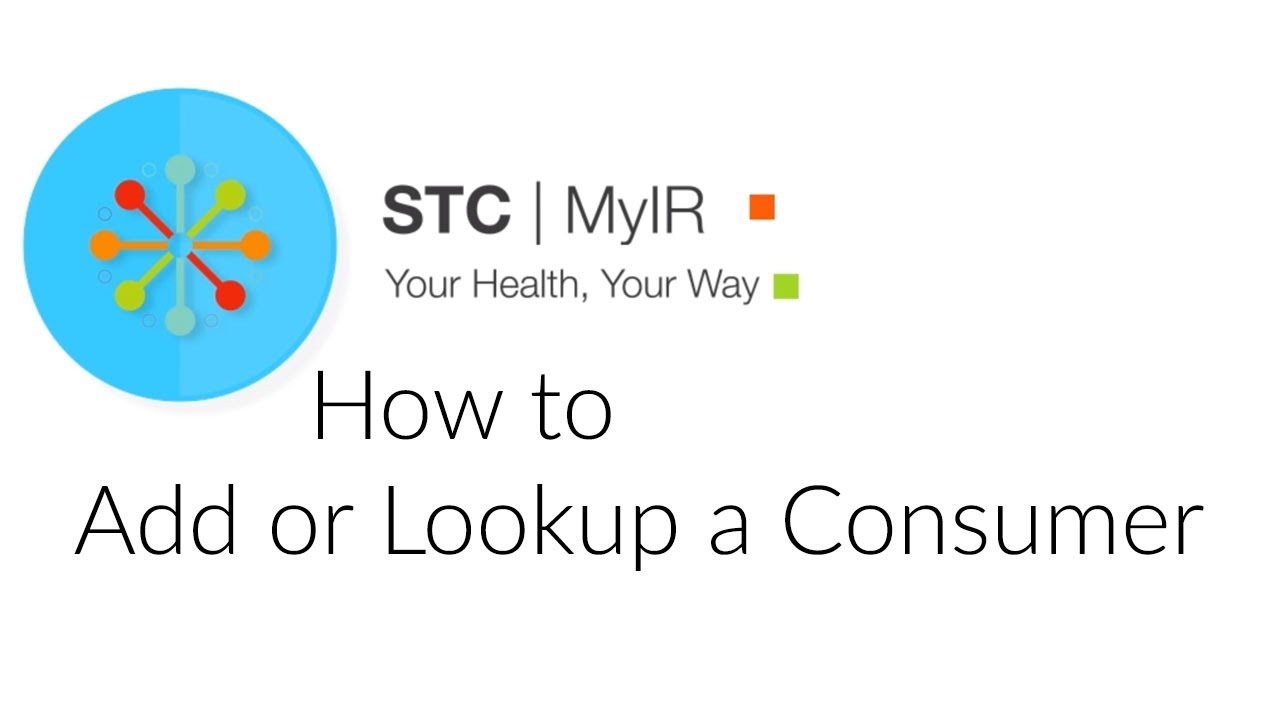 MyIR How to Add or Lookup a Consumer YouTube