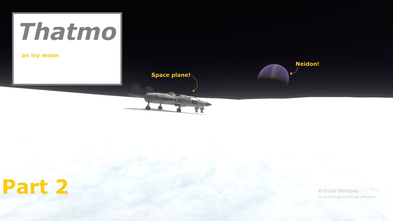 Thatmo Map Landing on Thatmo! and Nissee! With a SPACEPLANE! | Part2 | KSP with ...