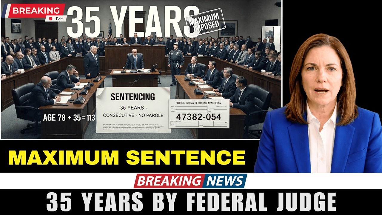 Trump HIT With “Maximum Sentence”: 35 Years by Federal Judge — No Parole Allowed