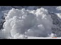 Снежные лавины в Осетии      Snow avalanches in Ossetia