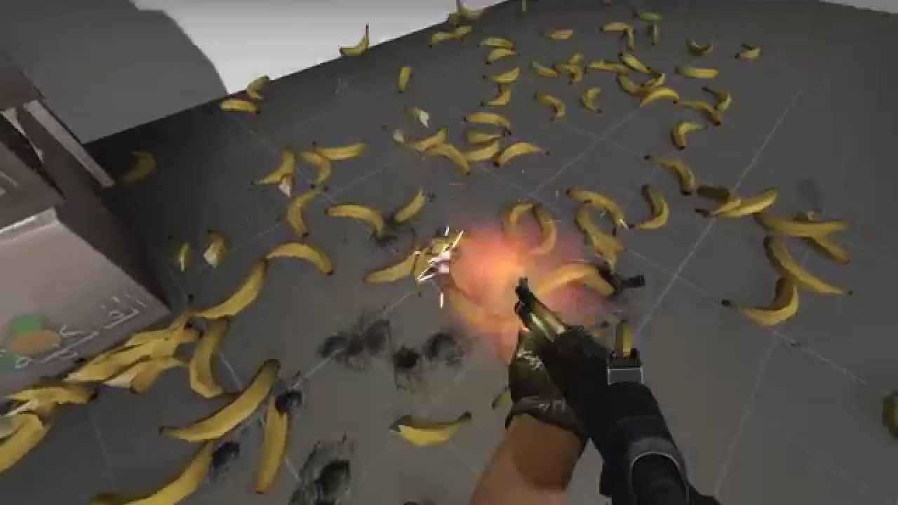 Me shooting bananas for 4 minutes