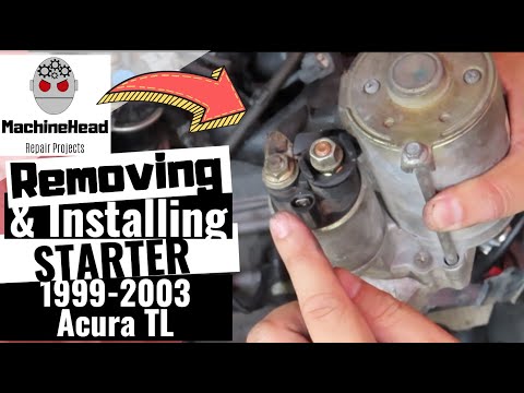 1999-2003 Acura TL Starter Removal and install