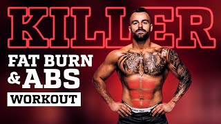15 Min FAT BURNING HIIT & Abs Workout (NO EQUIPMENT) screenshot 1