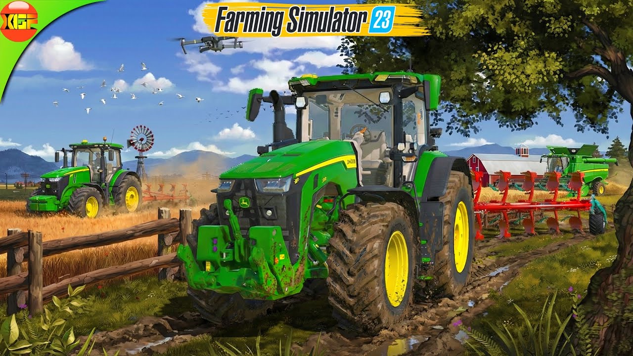 Heavy Plow Vs John Deere Tractors | John Deere Vehicles Only Challenge | FS23