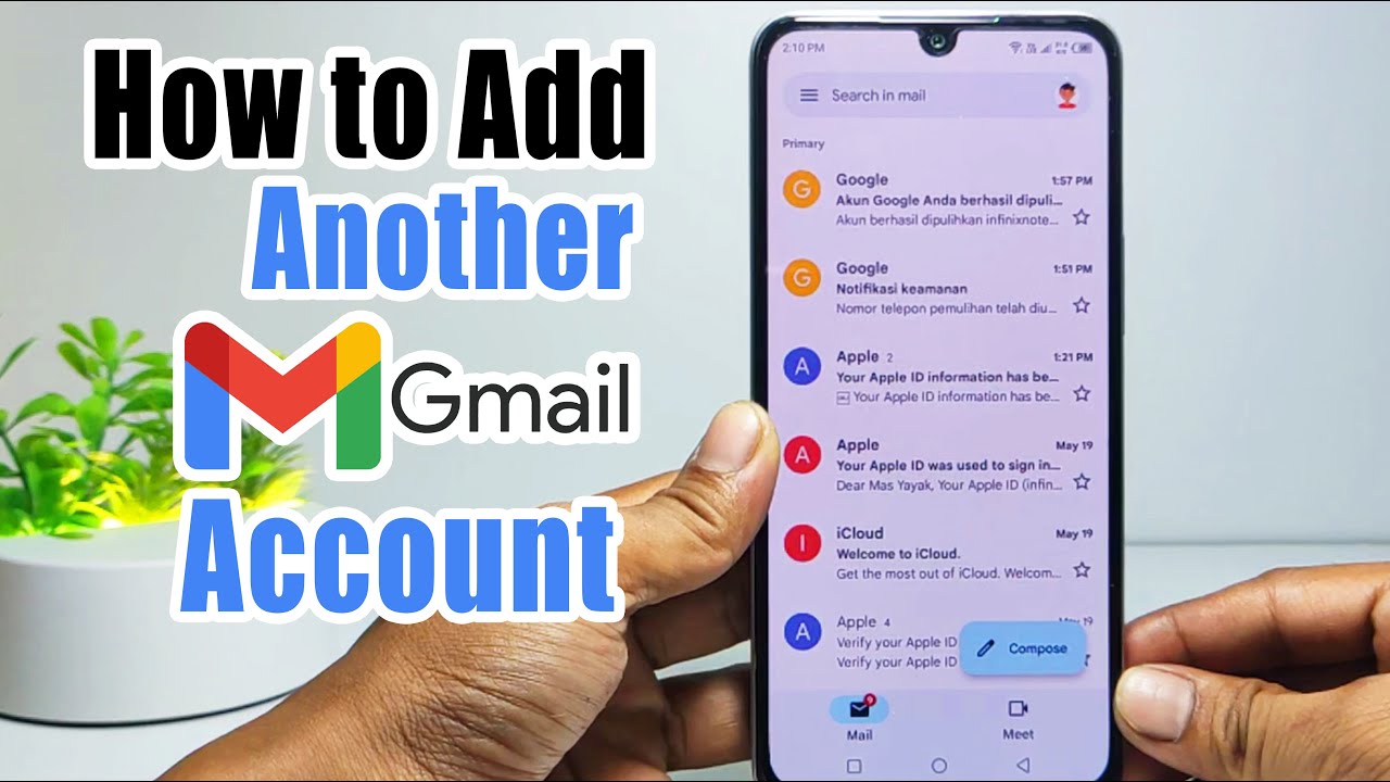 How To Add Another Gmail Account In Android Sign In Gmail Account
