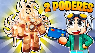 Thumbnail for ¡Los 2 PODERES SECRETOS del NUEVO TITAN CLOCK MAN en Toilet Tower Defense Roblox!