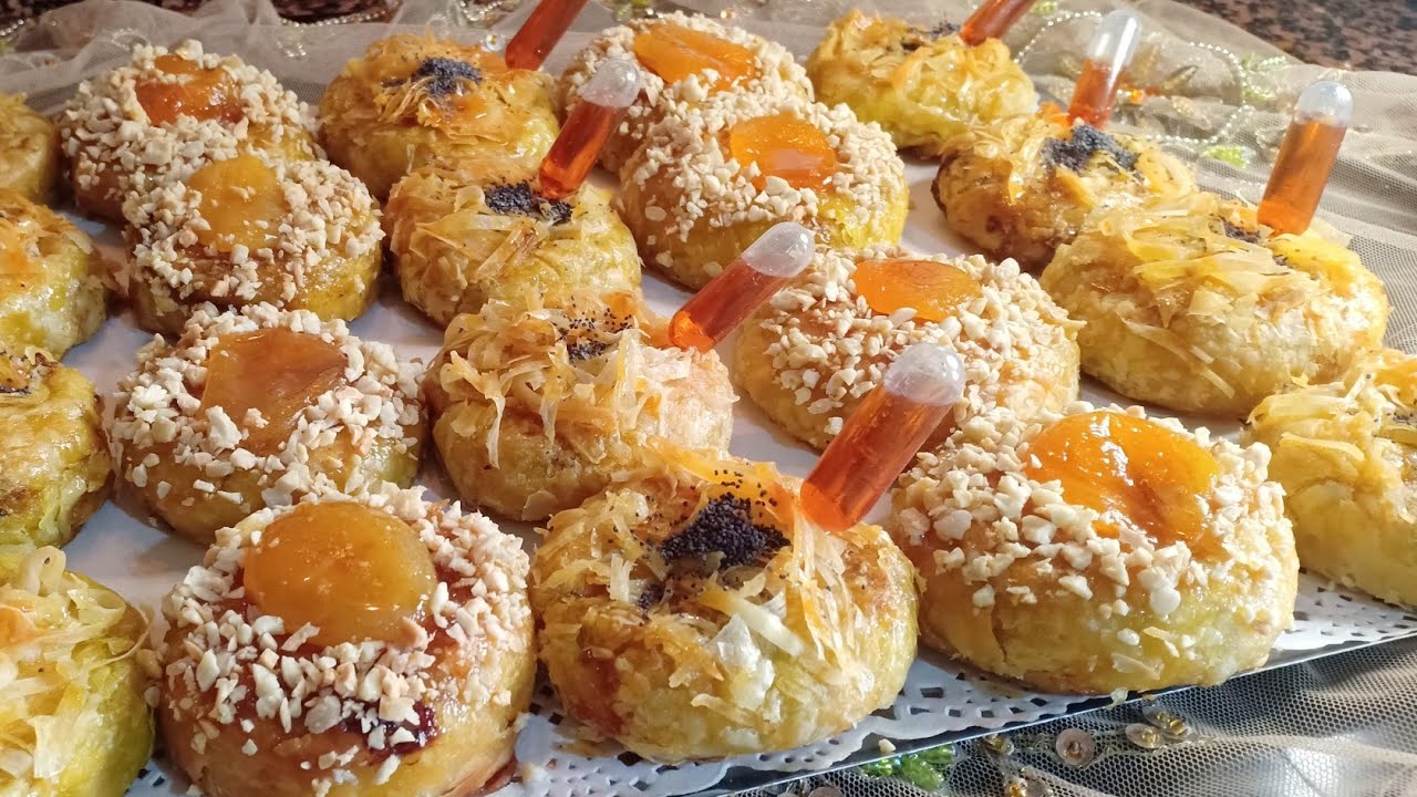 Приготовьте большое количество пастилы «Рамадан» премиум-класса, не используя тесто для мсемена, ...