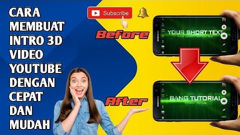 Cara Membuat Intro Youtube 3D Keren