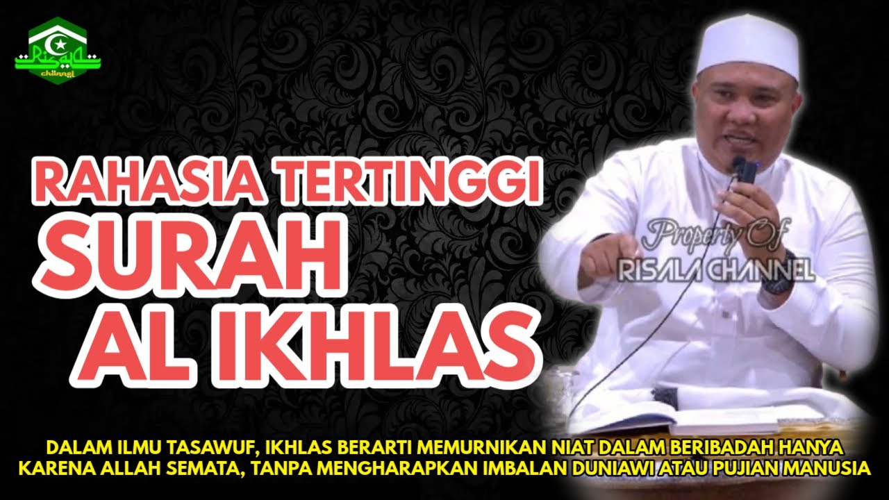 Rahasia Tertinggi Surah Al Ikhlas 🔴 Dr TGH ZAINUL HUDA QH MA
