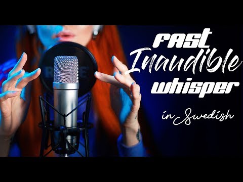 ASMR – VERY FAST INAUDIBLE WHISPERING in Swedish 🇸🇪