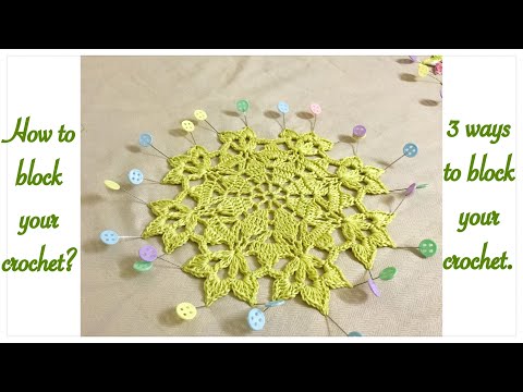 How to Block Crochet - 3 DIFFERENT METHODS! 🧶 