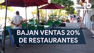Bajan ventas 20% en restaurantes en Jalisco