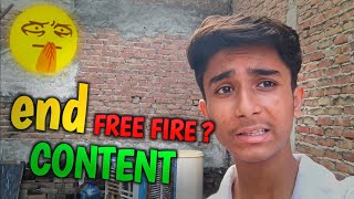 FF CONTENT KHATM 🤔 CONTENT KI KAAMI 🥴 | SuZu Yt