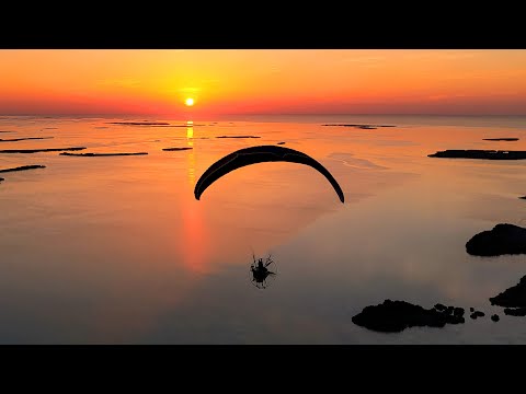 Landing My Paramotor On A DESERTED Island!!!
