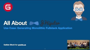 JHipster presentation for Geekle.us Worldwide Architecture Summit Vol.2