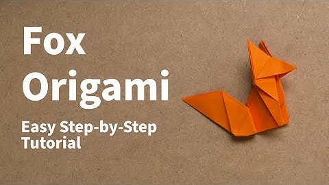 Origami Red Fox Paper Folding – Step-by-Step Challenging Tutorial