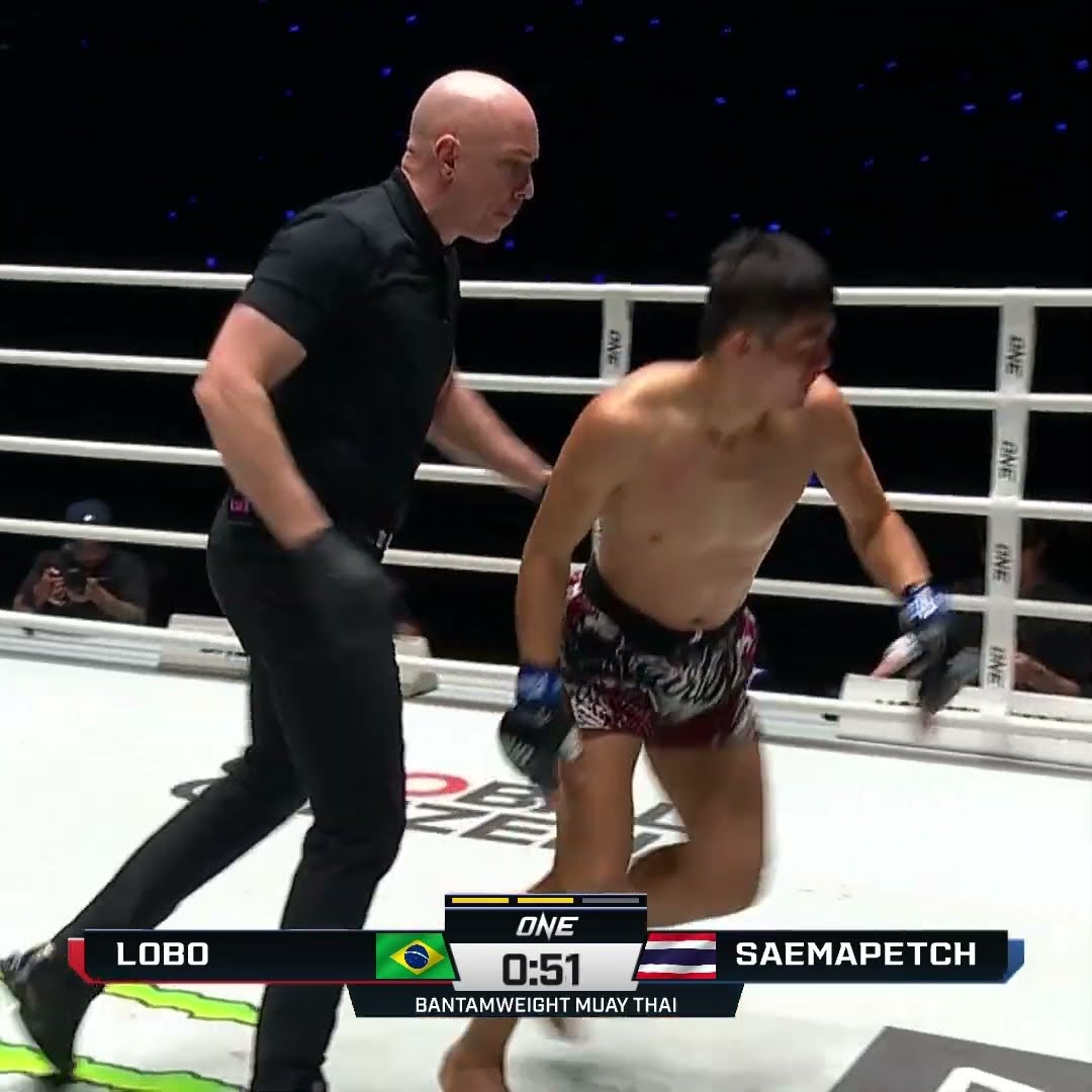 DEMOLITION ? Felipe Lobo drops Saemapetch four times in their rematch for a third-round TKO!