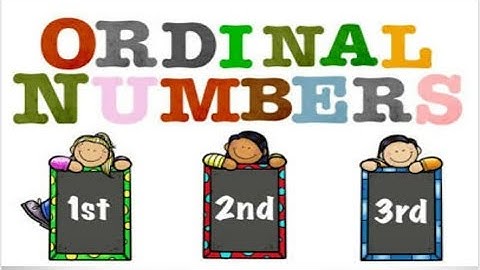 Ordinal Numbers | Class - 1 | Difference between Counting Numbers and Ordinal Numbers | CMS