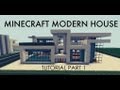 Minecraft modern cyan  house tutorial part 1